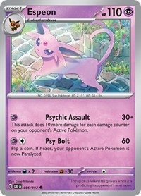 Espeon 086/197 · Reverse Holo