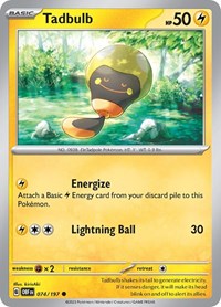 Tadbulb 074/197 · Reverse Holo