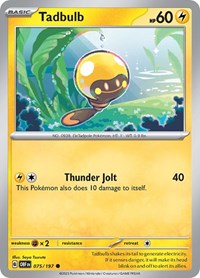 Tadbulb 075/197 · Reverse Holo