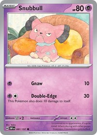 Snubbull 087/197 · Reverse Holo