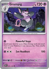 Grumpig 091/197 · Reverse Holo