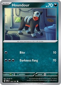 Houndour 132/197 · Reverse Holo