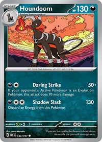 Houndoom 133/197 · Reverse Holo