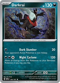 Darkrai 136/197 · Reverse Holo
