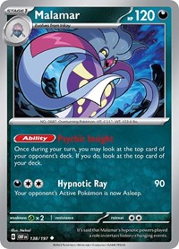 Malamar 138/197 · Reverse Holo