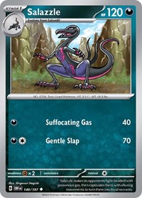 Salazzle 140/197 · Reverse Holo