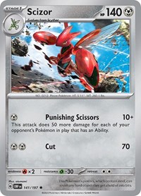Scizor 141/197 · Reverse Holo