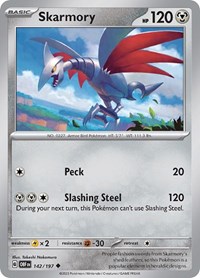 Skarmory 142/197 · Reverse Holo