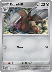 Excadrill 147/197 · Reverse Holo