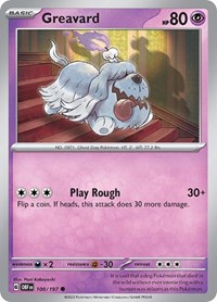 Greavard 100/197 · Reverse Holo