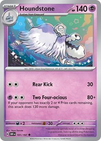 Houndstone 101/197 · Reverse Holo