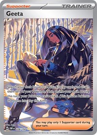 Geeta 226/197 Obsidian Flames Pokémon card