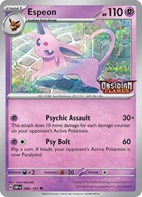 Espeon (Best Buy Exclusive) 086/197