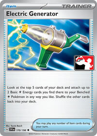 Electric Generator 170/198 Prize Pack Series Cards Pokémon card