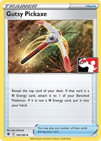 Gutsy Pickaxe 145/189 Prize Pack Series Cards Pokémon card