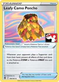 Leafy Camo Poncho 160/195 Prize Pack Series Cards Pokémon card
