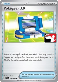 Pokegear 3.0 186/198 Prize Pack Series Cards Pokémon card