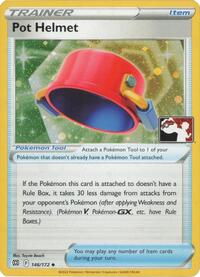 Pot Helmet (Cosmos Holo) 146/172 Prize Pack Series Cards Pokémon card