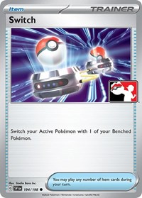 Switch 194/198 Prize Pack Series Cards Pokémon card