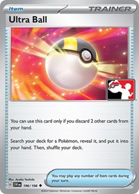 Ultra Ball 196/198 Prize Pack Series Cards Pokémon card