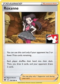 Roxanne 150/189 Prize Pack Series Cards Pokémon card