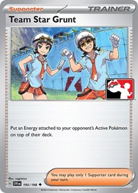 Team Star Grunt 195/198 Prize Pack Series Cards Pokémon card