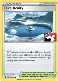 Lake Acuity 160/196 Prize Pack Series Cards Pokémon card