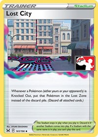 Lost City 161/196 Prize Pack Series Cards Pokémon card