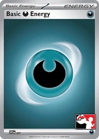 Basic Darkness Energy 007 Prize Pack Series Cards Pokémon card
