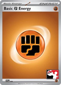 Basic Fighting Energy 006 Prize Pack Series Cards Pokémon card
