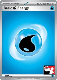 Basic Water Energy 003 Prize Pack Series Cards Pokémon card