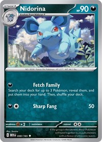 Nidorina 030/165 · Reverse Holo