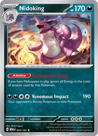 Nidoking 034/165 · Reverse Holo