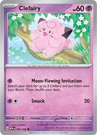 Clefairy 035/165 · Reverse Holo