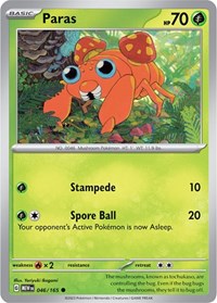 Paras 046/165 · Reverse Holo