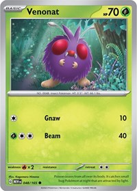 Venonat 048/165 · Reverse Holo