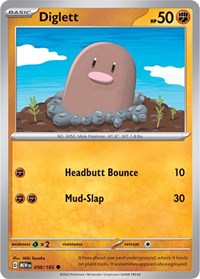 Diglett 050/165 · Reverse Holo