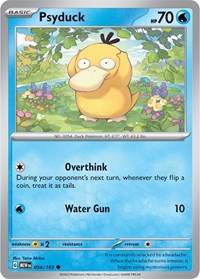 Psyduck 054/165 · Reverse Holo