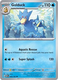 Golduck 055/165 · Reverse Holo