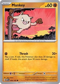 Mankey 056/165 · Reverse Holo