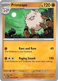Primeape 057/165 · Reverse Holo