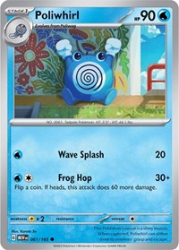 Poliwhirl 061/165 · Reverse Holo