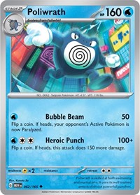 Poliwrath 062/165 · Reverse Holo