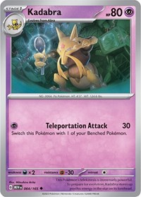 Kadabra 064/165 · Reverse Holo