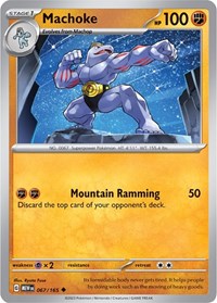 Machoke 067/165 · Reverse Holo