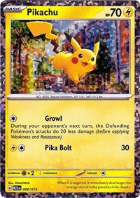 Pikachu 006/015