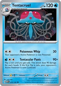 Tentacruel 073/165 · Reverse Holo