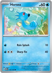 Horsea 116/165 · Reverse Holo