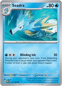 Seadra 117/165 · Reverse Holo