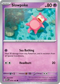 Slowpoke 079/165 · Reverse Holo